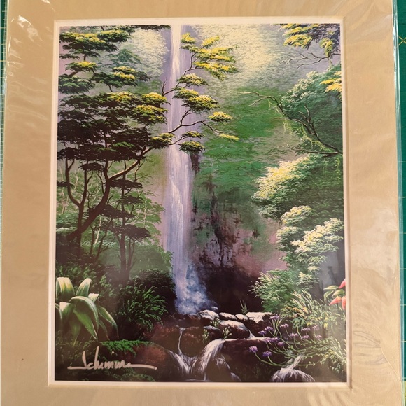 Scenic Waterfall Art Print - Picture 1 of 2